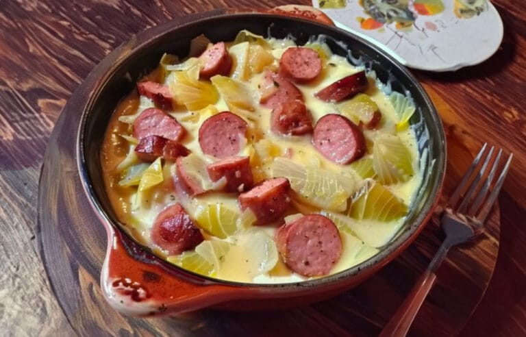 Fondue d’Endives aux Saucisses Fumées – Chef