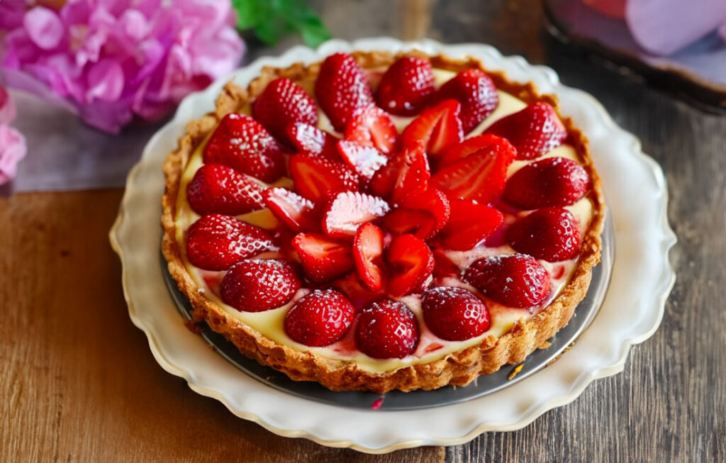 Tarte aux Fraises et aux Spéculoos sans Cuisson – Chef