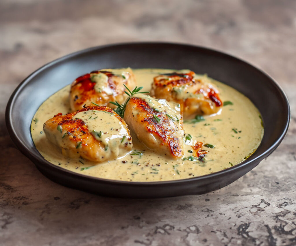 Sauce Au Boursin Ail Et Fines Herbes